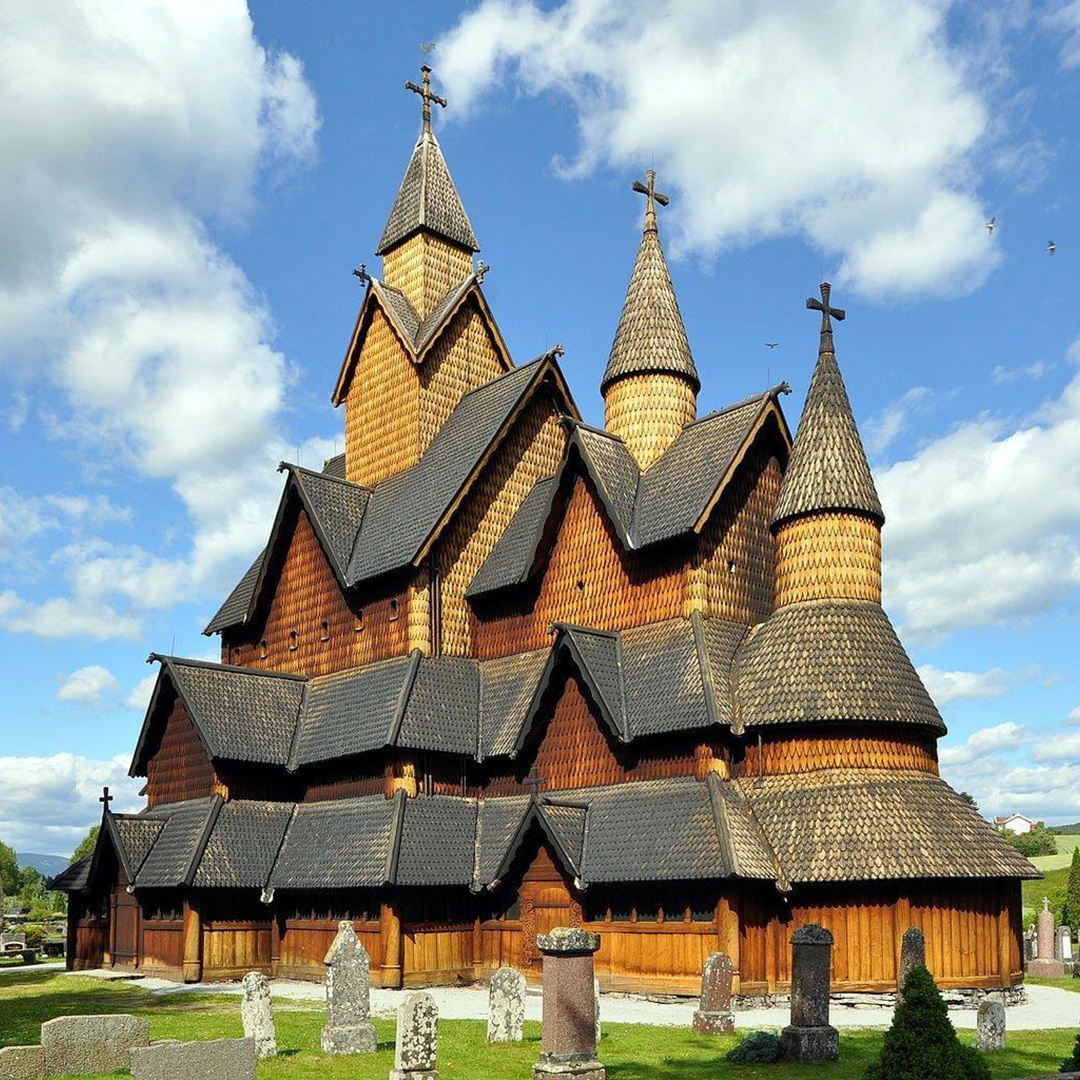 流傳北歐神話與基督教故事－海達爾木板教堂