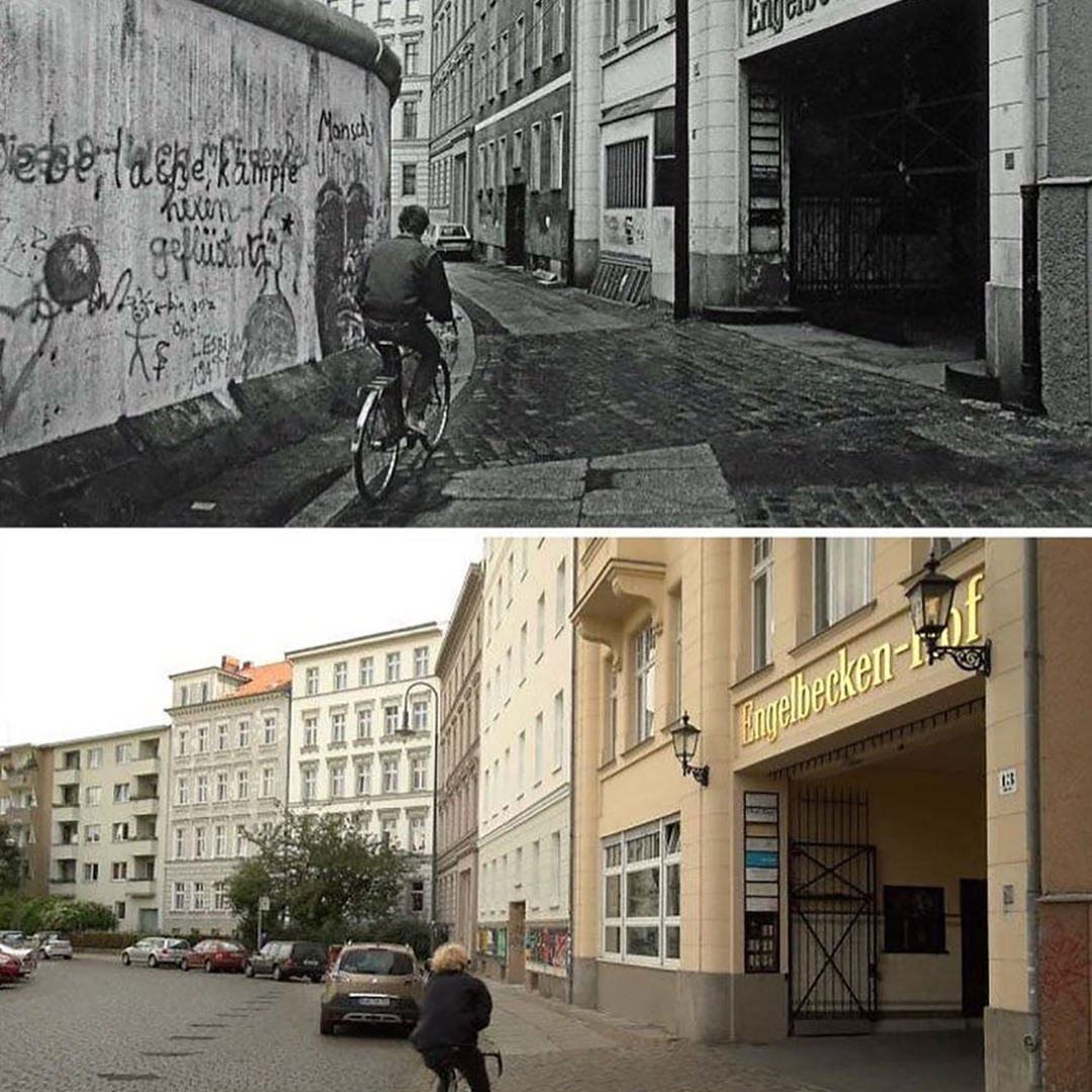 冷戰時期的標誌：分開資本主義和共產主義陣營的柏林圍牆