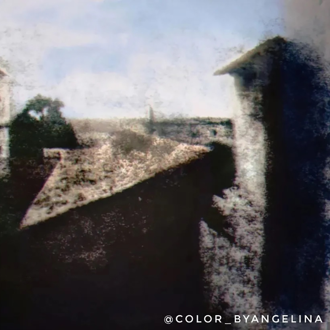 世上最古老的照片－「萊斯格拉窗外的景色」